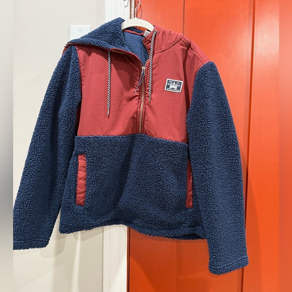 Men's Hurley Half Zip Sherpa Anorak
Hoodie.